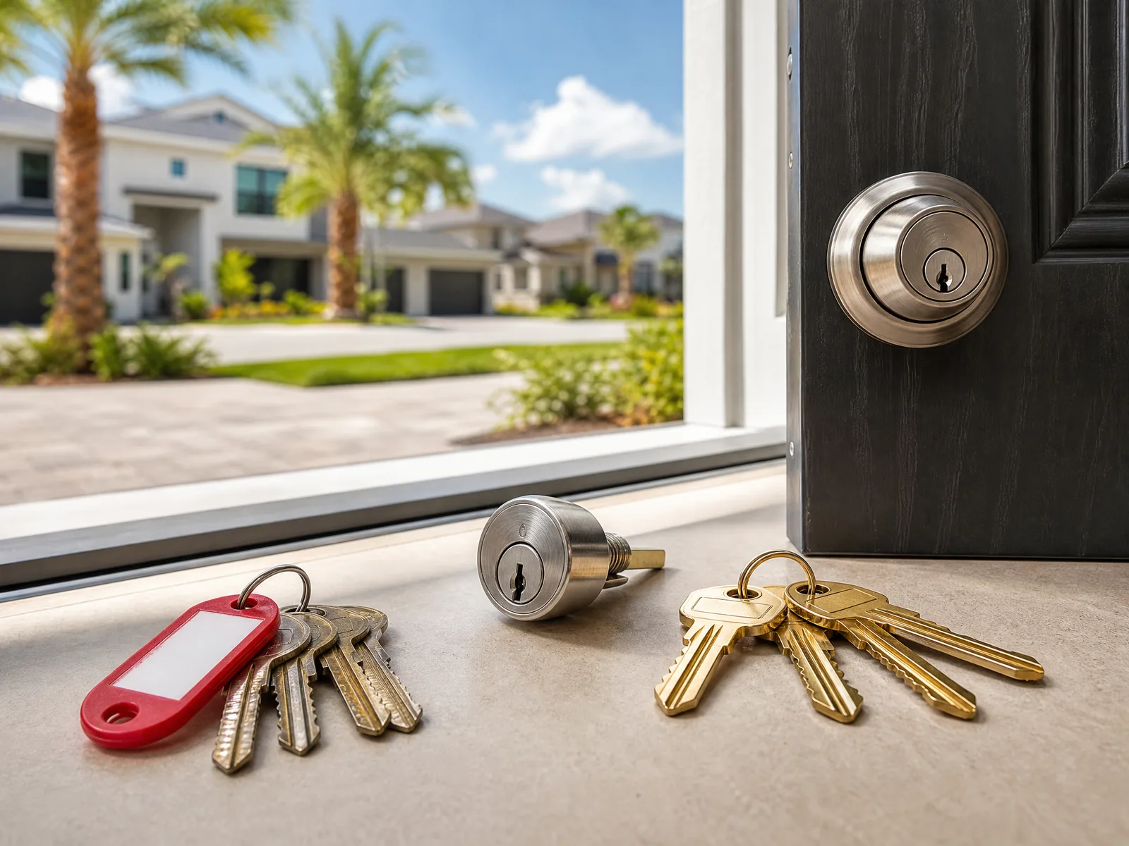 Residential lock rekeying in Parrish FL — Ninja Lock locksmith